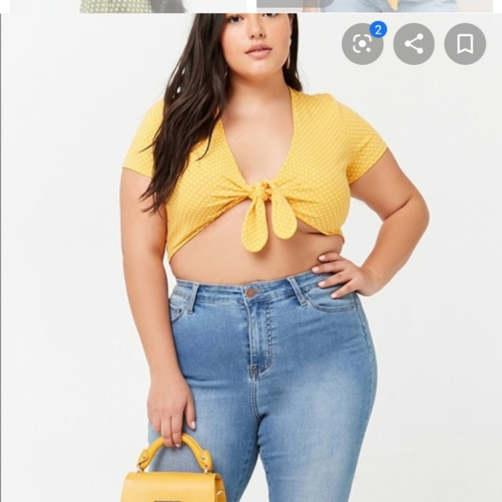 Polka Dots Crop Top